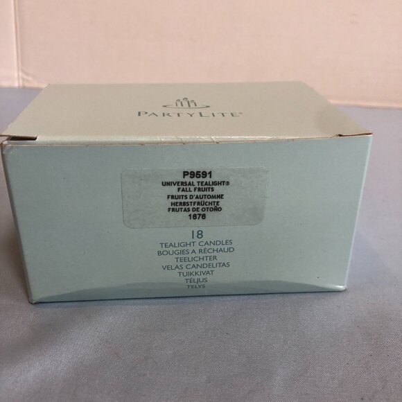 SET of 14 PartyLite Universal Tealights Candles FALL FRUITS #JS - Picture 3 of 3